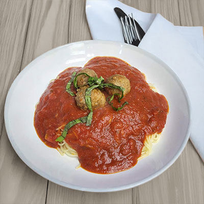 Spaghetti and meatballs Spaghetti and meatballs